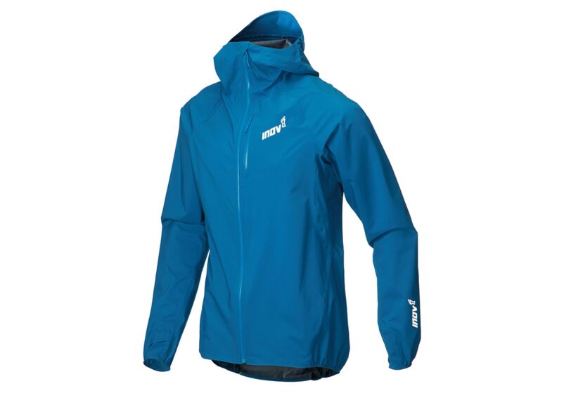 Inov-8 Stormshell Waterproof Men's Running Jacket Blue UK 297401PRC